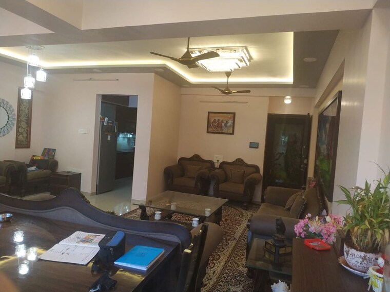 Living Room, sai-aura-ville 3 Bedroom 2220 Sq.Ft. Apartment In Bavdhan Pune 10740088