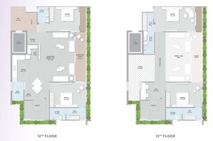 Floor Plan in 3 BHK Apartment at Gota – for Sale