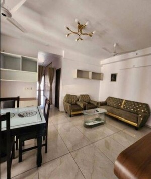 Living Room in 3 BHK Apartment at Rishita Manhattan, Gomti Nagar – for Rent