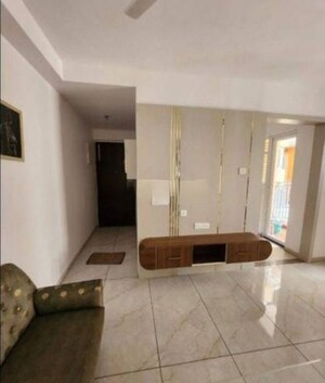Living Room in 3 BHK Apartment at Rishita Manhattan, Gomti Nagar – for Rent