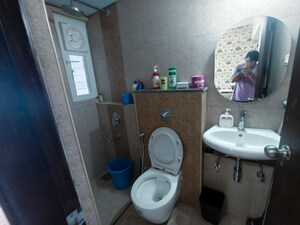 Bathroom in Studio Apartment at Purvankara Emerald Bay, Mundhwa – for Rent