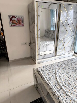 Bedroom in 2 BHK Apartment at Rohan Silver Gracia, Ravet – for Rent