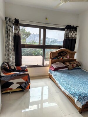 Bedroom in 2 BHK Apartment at Rohan Silver Gracia, Ravet – for Rent