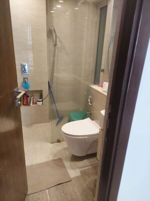 Bathroom in 2 BHK Apartment at Hiranandani Castle Rock, Powai – for Rent