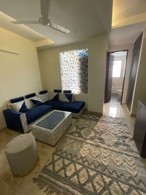 Living Room in 1 RK Independent House at Sector 14 – for Rent