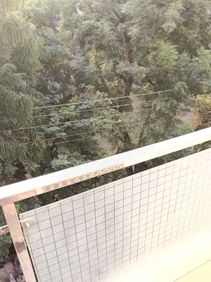 Balcony in 3 BHK Builder Floor at Vasundhara Sector 1 – for Rent