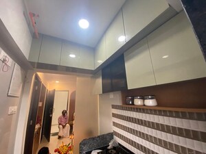 Kitchen in 1 BHK Apartment at Puranik City, Kasarvadavali – for Rent