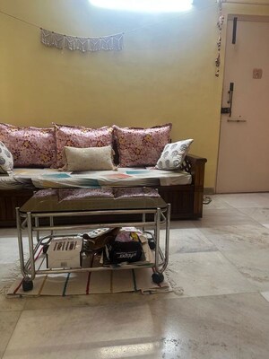 Living Room in 1 BHK Apartment at K Raheja Vihar, Powai – for Rent