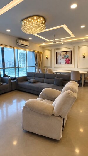 Living Room in 3 BHK Apartment at Utopia Garden Grove Mall, Borivali West – for Sale