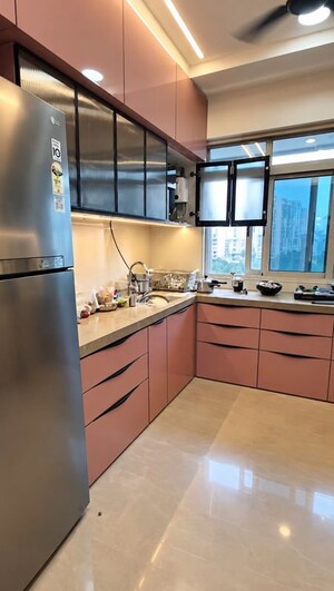 Kitchen in 3 BHK Apartment at Utopia Garden Grove Mall, Borivali West – for Sale