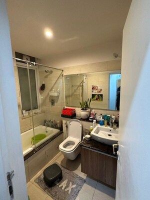 Attached Bathroom in 4 BHK Apartment at M3M Merlin, Sector 67 – for Rent