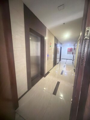 Building Lobby in 2 BHK Apartment at Romell Aether, Goregaon East – for Rent