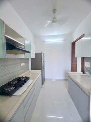 Building Lobby in 2 BHK Apartment at Romell Aether, Goregaon East – for Rent