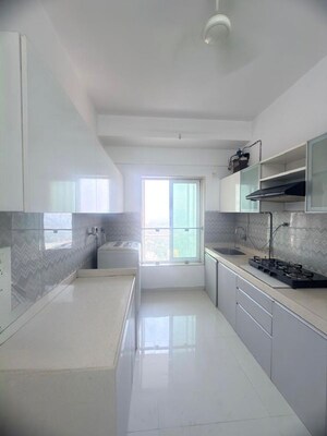 Kitchen in 2 BHK Apartment at Romell Aether, Goregaon East – for Rent