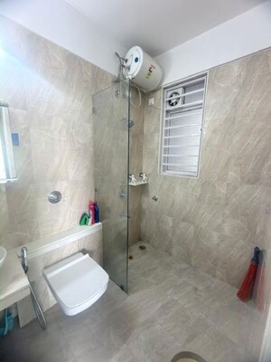 Bathroom in 2 BHK Apartment at Romell Aether, Goregaon East – for Rent