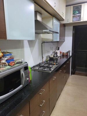 Kitchen in 3 BHK Apartment at Ekta Park Vista, Khar West – for Sale