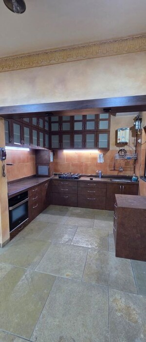 Kitchen in 3 BHK Apartment at Hyde Park Galaxy, Manpada – for Rent