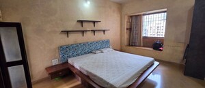 Bedroom in 3 BHK Apartment at Hyde Park Galaxy, Manpada – for Rent