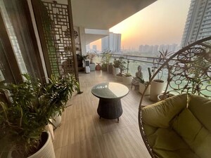 Balcony in 3.5 BHK Apartment at M3M Golf Estate Fairway West, Sector 65 – for Rent