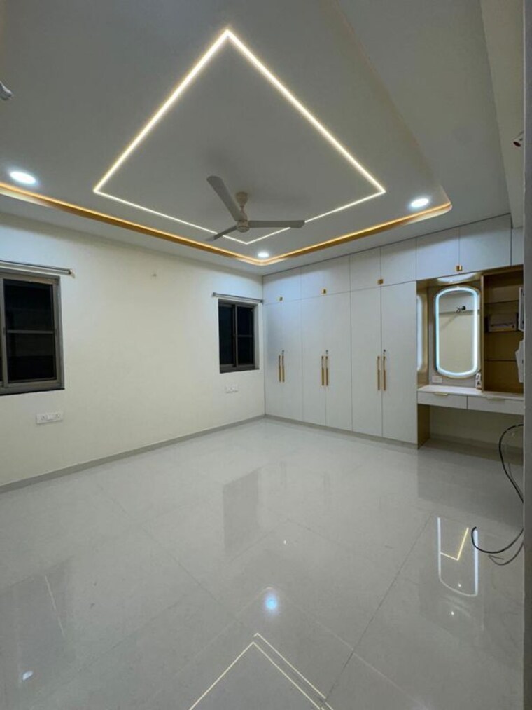 Living Room, frontline-seven 3 Bedroom 1700 Sq.Ft. Apartment In Kokapet Hyderabad 10740447