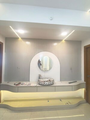 Bathroom in 3 BHK Apartment at INDIS Viva City, Kondapur – for Rent