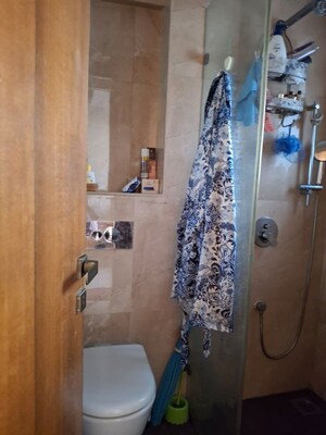 Bathroom in 3 BHK Apartment at Man Shanti Sadan, Bandra West – for Sale