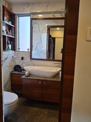Attached Bathroom in 3 BHK Apartment at Man Shanti Sadan, Bandra West – for Sale