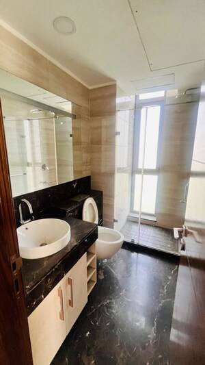 Attached Bathroom in 4 BHK Apartment at M3M Golf Estate, Sector 65 – for Rent