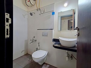 Bathroom in 2 BHK Apartment at Rustomjee Urbania Atelier, Thane West – for Rent