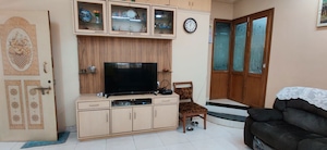Living Room in 3 BHK Apartment at Bhusari Colony – for Sale