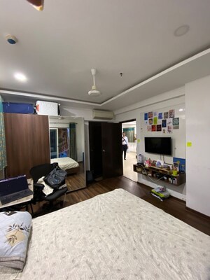 Bedroom in 2.5 BHK Apartment at Theme Ambience Golf View, Gachibowli – for Rent
