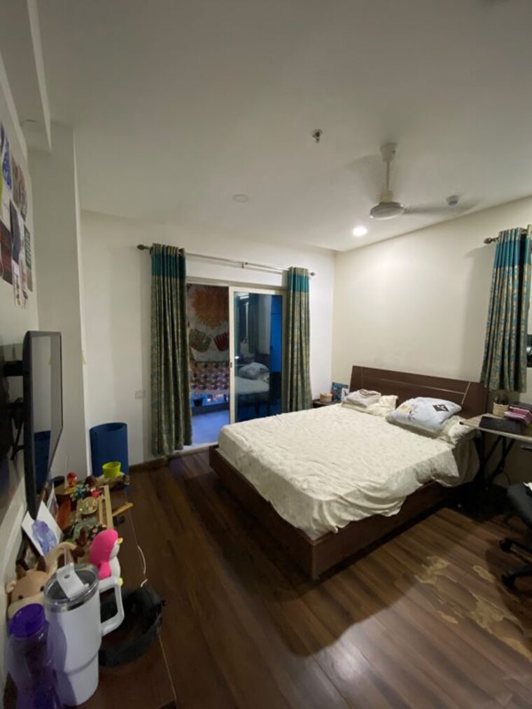 Bedroom, theme-ambience-golf-view 2.5 Bedroom 1400 Sq.Ft. Apartment In Gachibowli Hyderabad 10740500