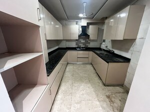 Kitchen in 3 BHK Builder Floor at Ansal Sushant Lok I, Sector 43 – for Rent