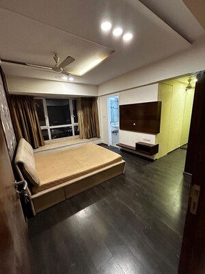 Living Room in 2.5 BHK Apartment at DB Woods, Goregaon East – for Rent