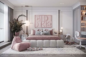 Living Room in 4 BHK Builder Floor at Janakpuri – for Sale