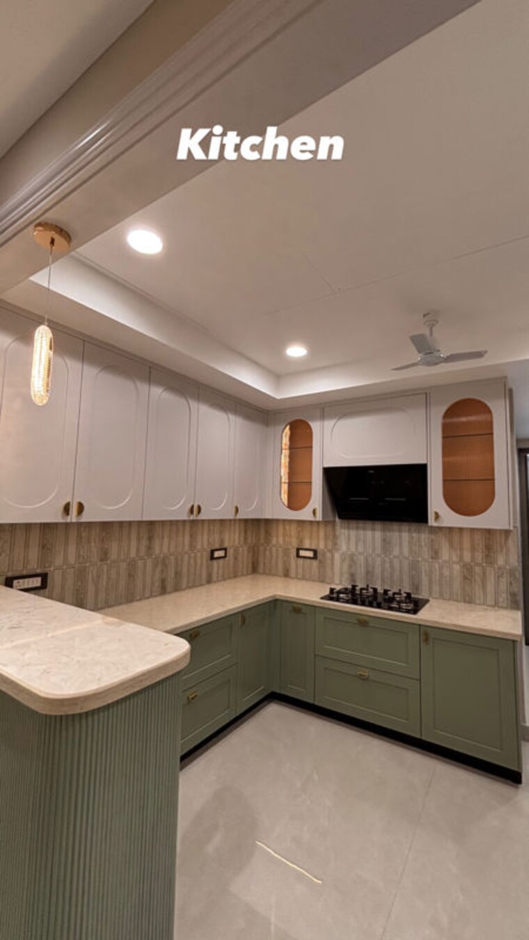 Kitchen, bptp-eden-estate 4 Bedroom 300 Sq.Yd. Builder Floor In Sector 81 Faridabad 10740545