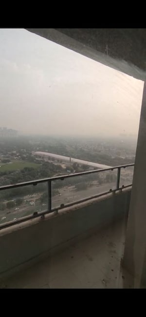 Balcony in Studio Apartment at Gaur City Mall, Sector 4 Greater Noida – for Rent