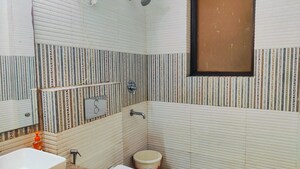 Bathroom in 2 BHK Builder Floor at Sushant Lok I – for Rent