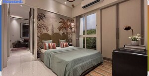 Bedroom in 1 BHK Apartment at Lodha Amara Tower 44, Kolshet Road – for Rent