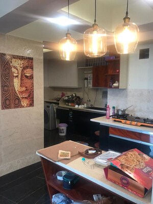 Kitchen in 3 BHK Apartment at Unitech Uniworld Gardens 2, Sector 47 – for Rent