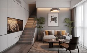 Living Room in 4 BHK Builder Floor at Janakpuri – for Sale
