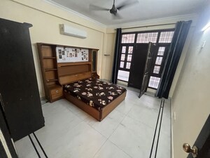 Living Room in 3 BHK Builder Floor at Sushant Lok I – for Rent