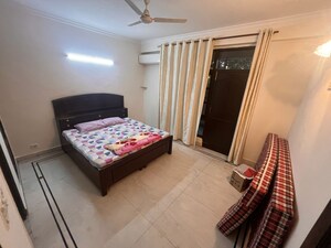 Bedroom in 3 BHK Builder Floor at Sushant Lok I – for Rent