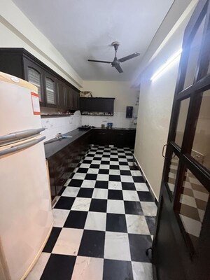 Kitchen in 3 BHK Builder Floor at Sushant Lok I – for Rent