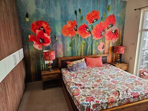 Bedroom in 3 BHK Apartment at Dhoot Time Residency, Sector 63 – for Rent