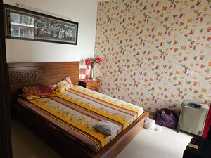 Bedroom in 3 BHK Apartment at Dhoot Time Residency, Sector 63 – for Rent