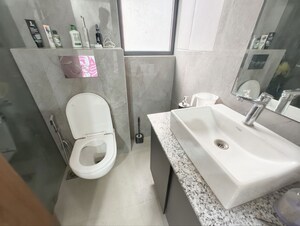 Bathroom in 3 BHK Apartment at Suncity Vatsal Valley, Gwal Pahari – for Rent