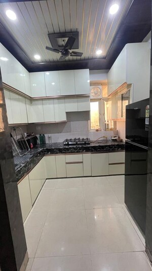 Kitchen in 4 BHK Apartment at Kbnows Apartment, Sector 16 Greater Noida – for Rent
