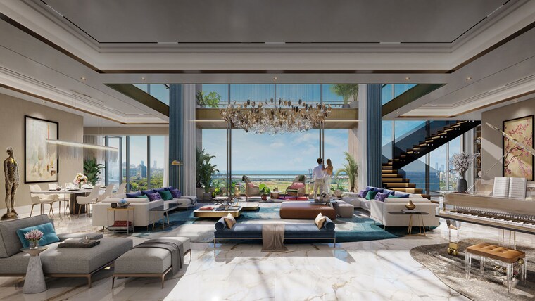 Living Room, piramal-mahalaxmi 3 Bedroom 1450 Sq.Ft. Apartment In Mahalaxmi Mumbai 10740619