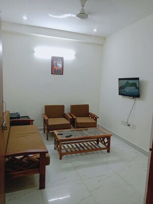 Bedroom in 1 BHK Builder Floor at Sushant Lok I – for Rent